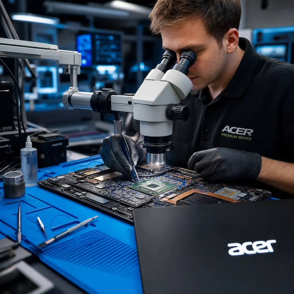 Замена видеокарты ноутбука Acer в Новокуйбышевске