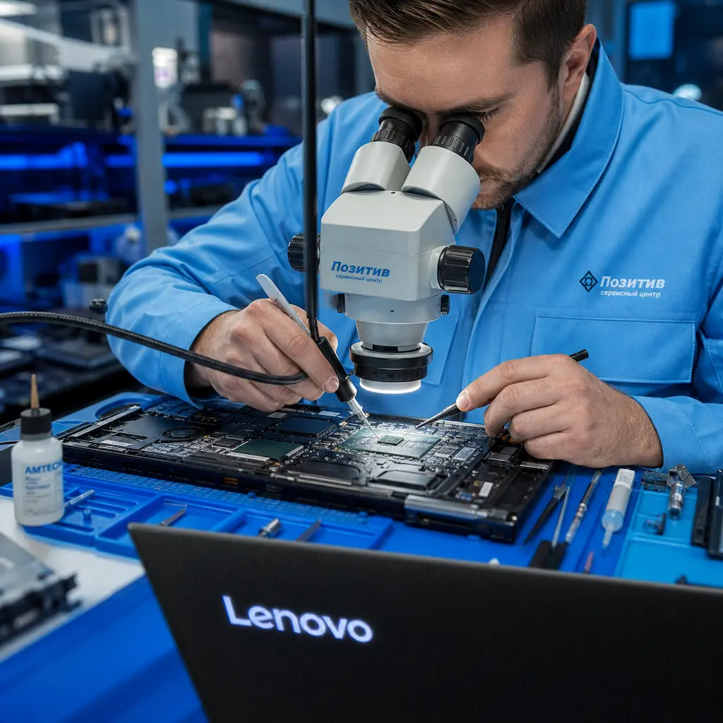 Замена видеокарты ноутбука Lenovo в Новокуйбышевске