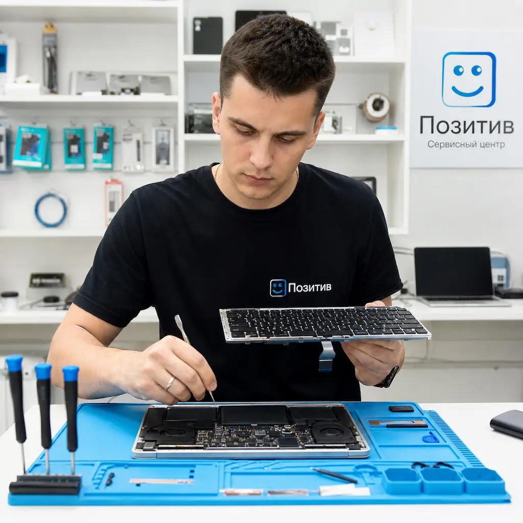 заменить клавиатуру на Apple Macbook в Новокуйбышевске