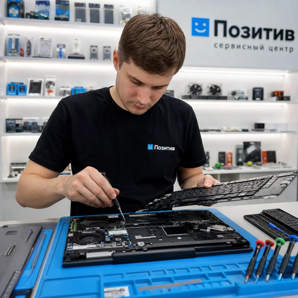 заменить клавиатуру на ноутбуке Samsung в Новокуйбышевске