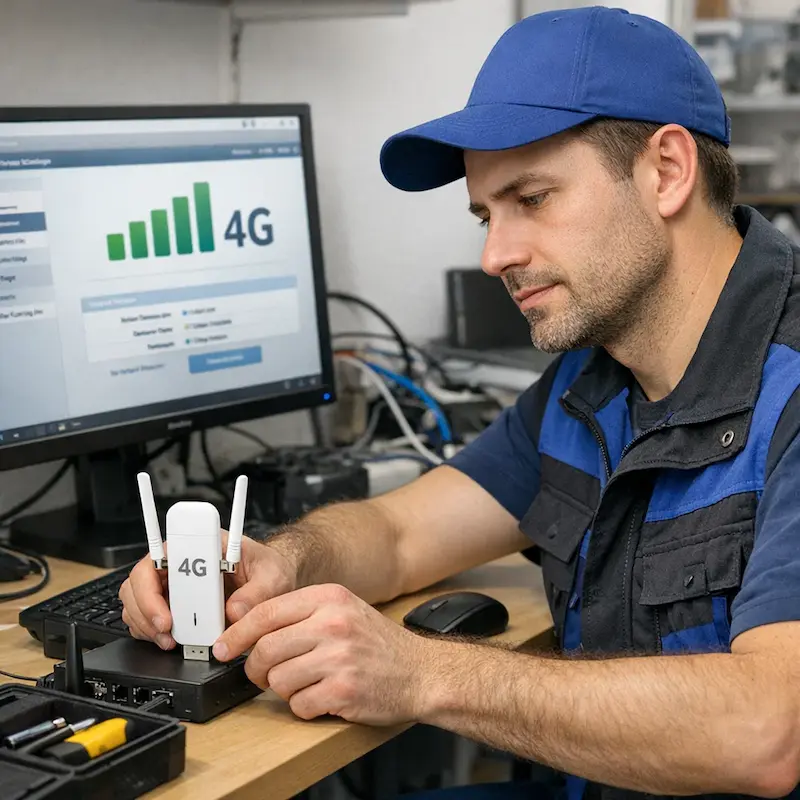 Настройка LTE модема в Новокуйбышевске