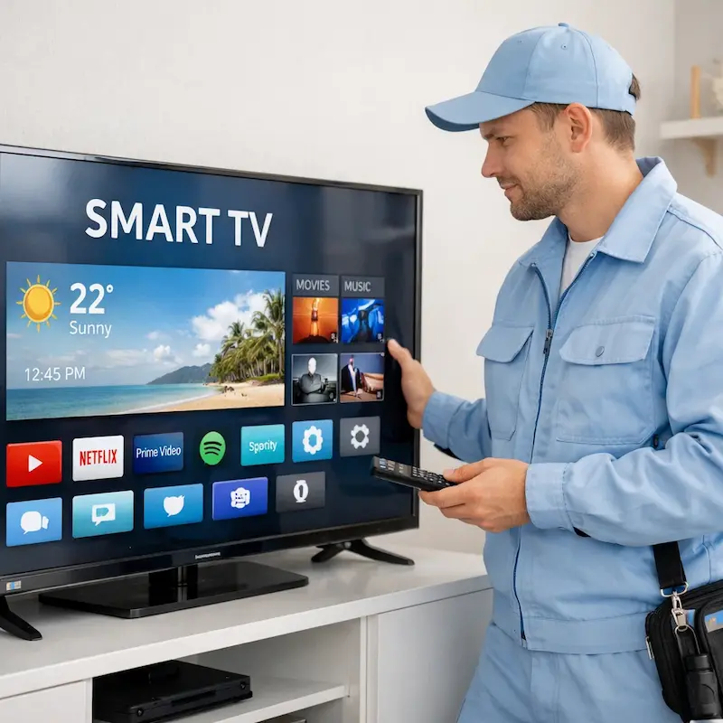 Настройка Smart TV в Новокуйбышевске