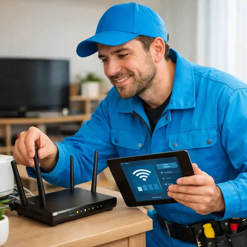 Настройка Wi-Fi для квартиры, дома и офиса в Новокуйбышевске