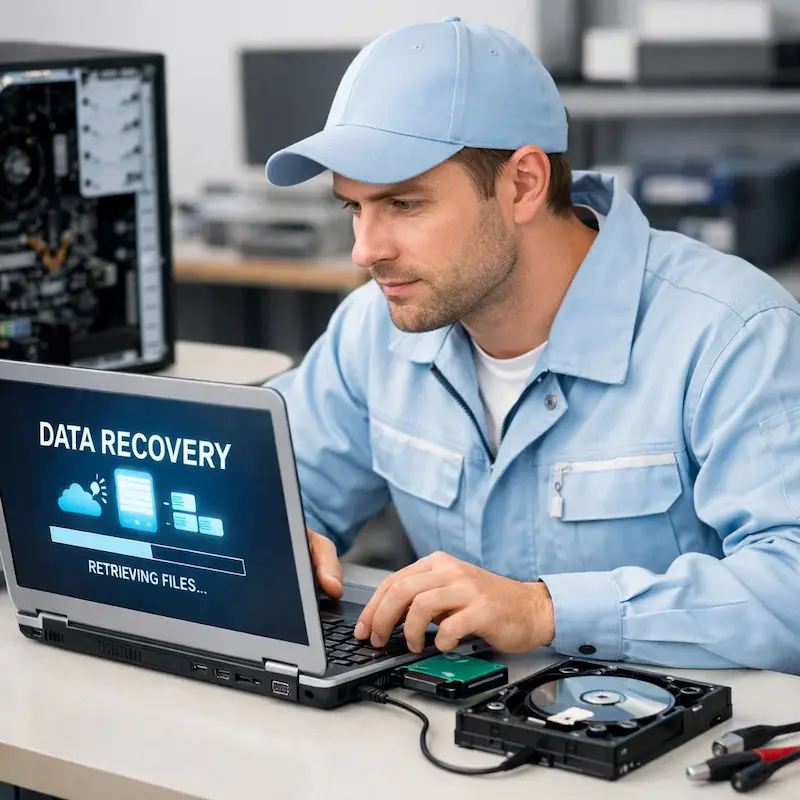 Восстановление данных и файлов в Новокуйбышевске