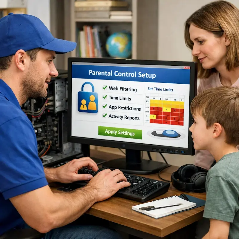 установка родительского контроля в Новокуйбышевске