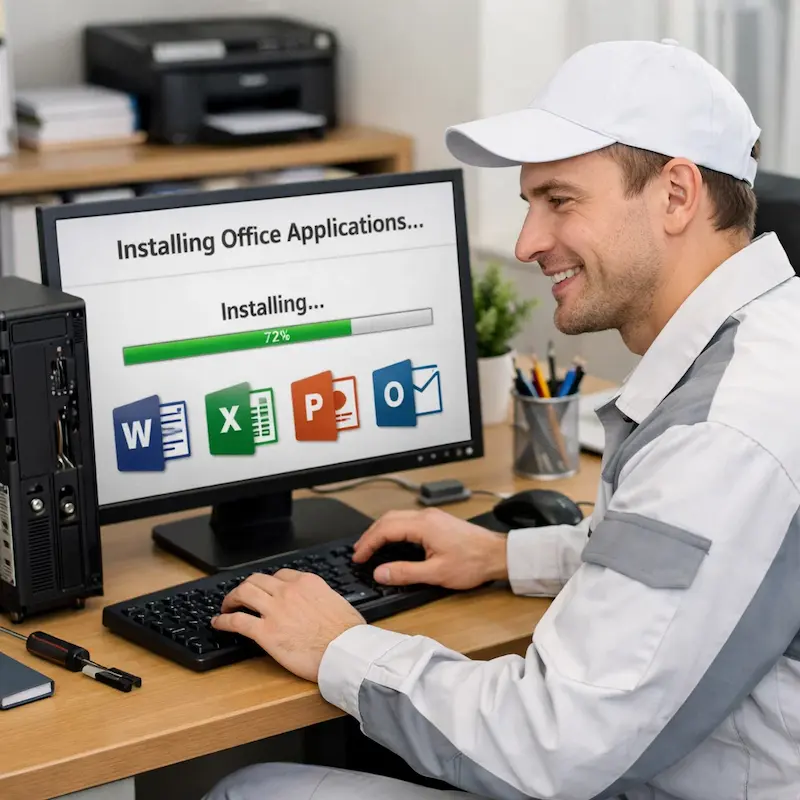 Установка и настройка программ на компьютере в Новокуйбышевске