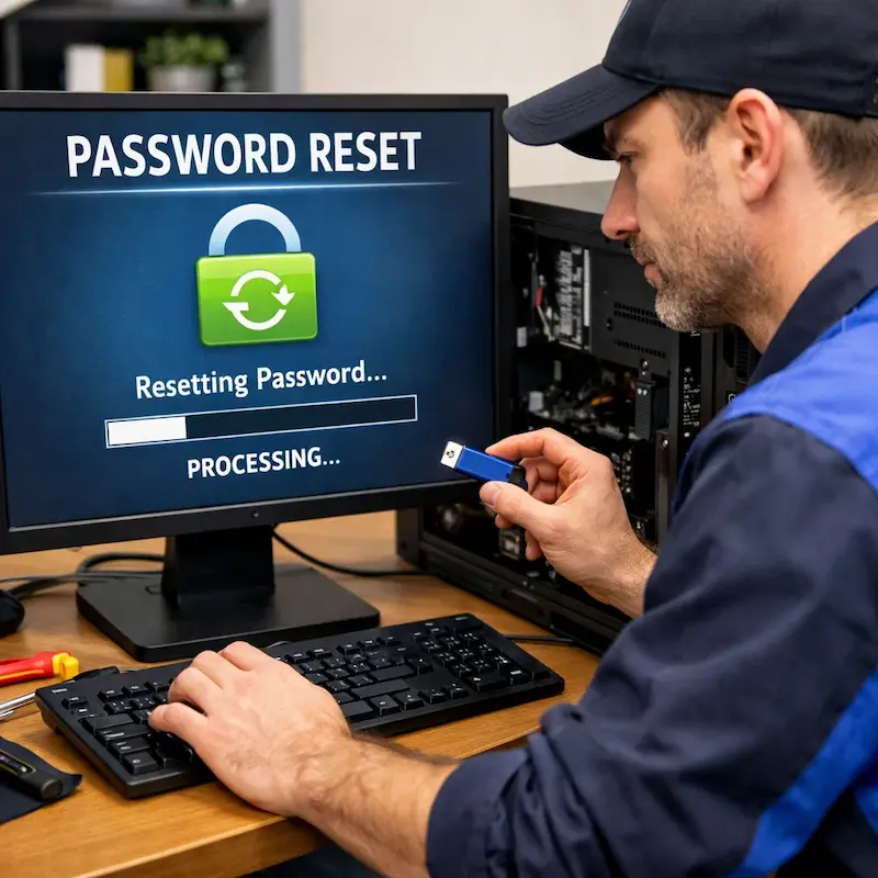 Удаление пароля на компьютере в Новокуйбышевске