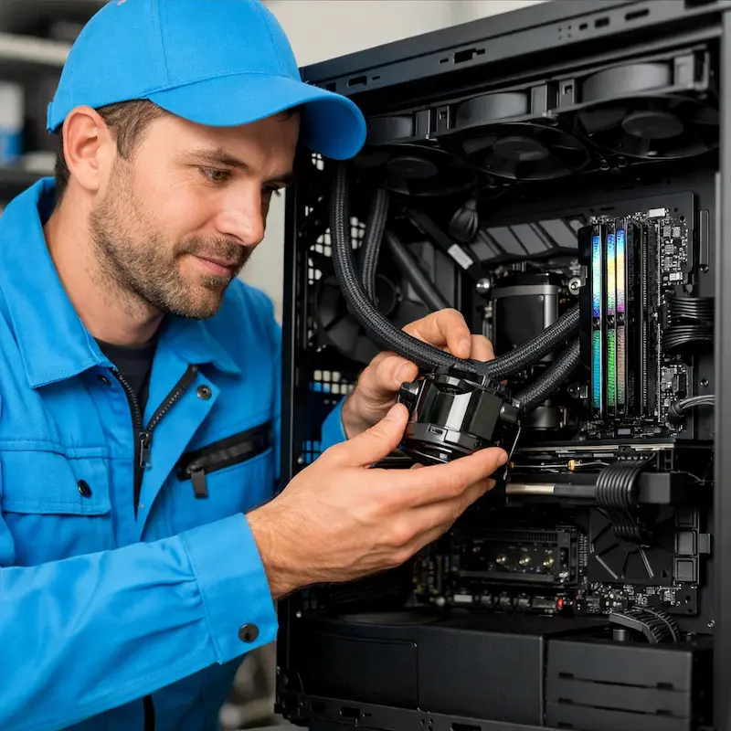 Установка СЖО на ПК в Новокуйбышевске