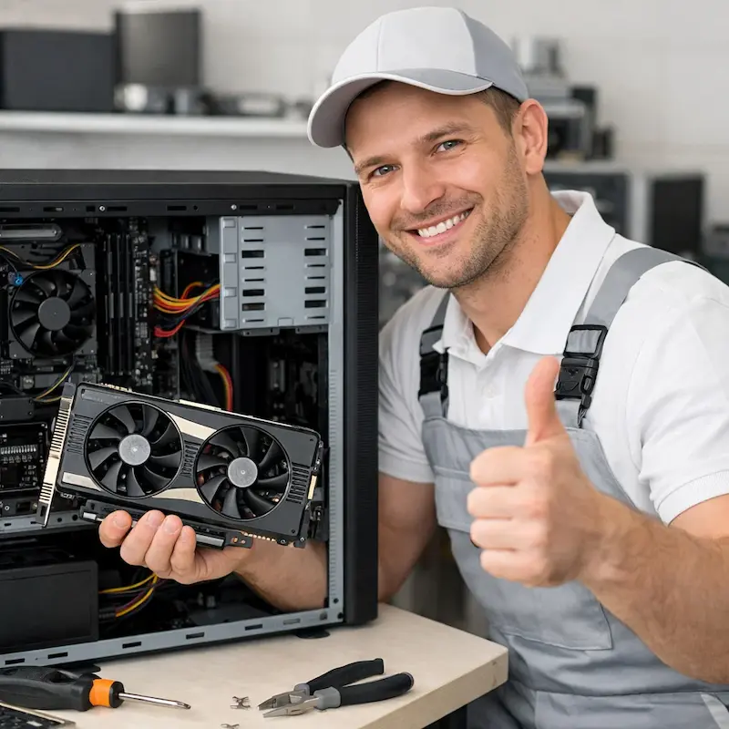 Замена видеокарты ПК в Новокуйбышевске