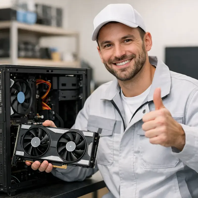 установка видеокарты на ПК в Новокуйбышевске