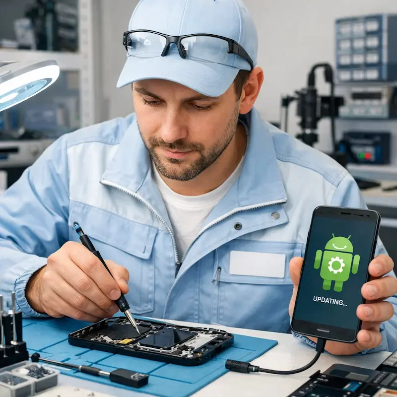 Настройка системы Android в Новокуйбышевске