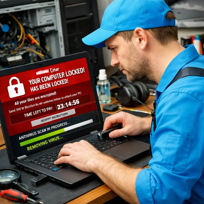 Удалить винлокер в Новокуйбышевске